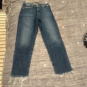 Joe’s high rise straight crop